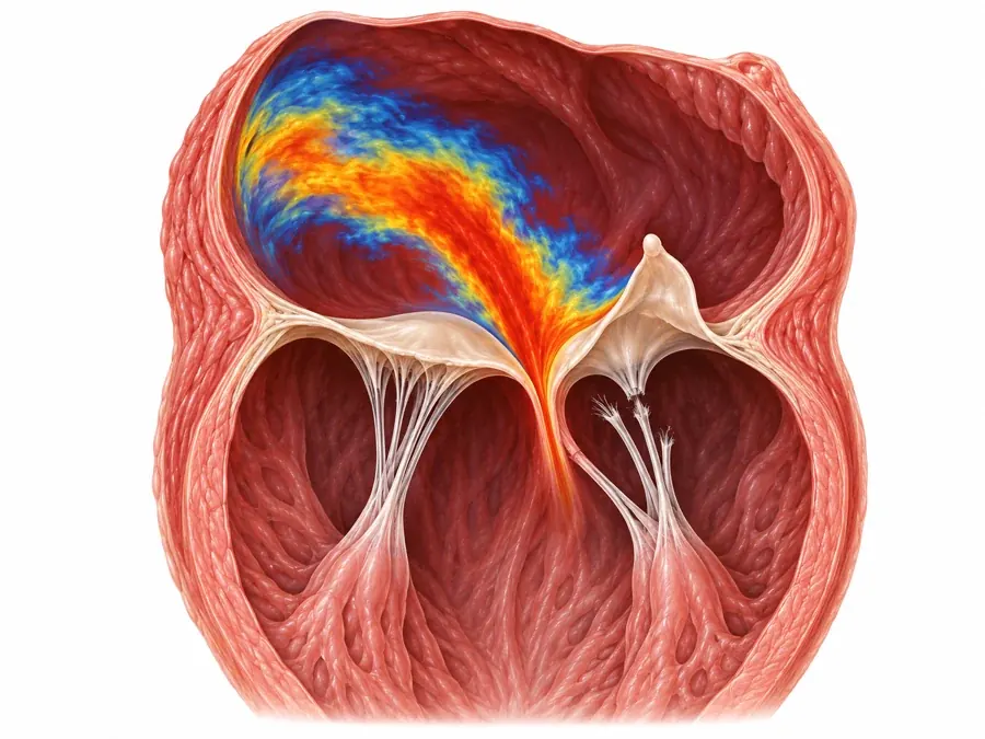 Anatomía y representación del flujo: ilustración didáctica