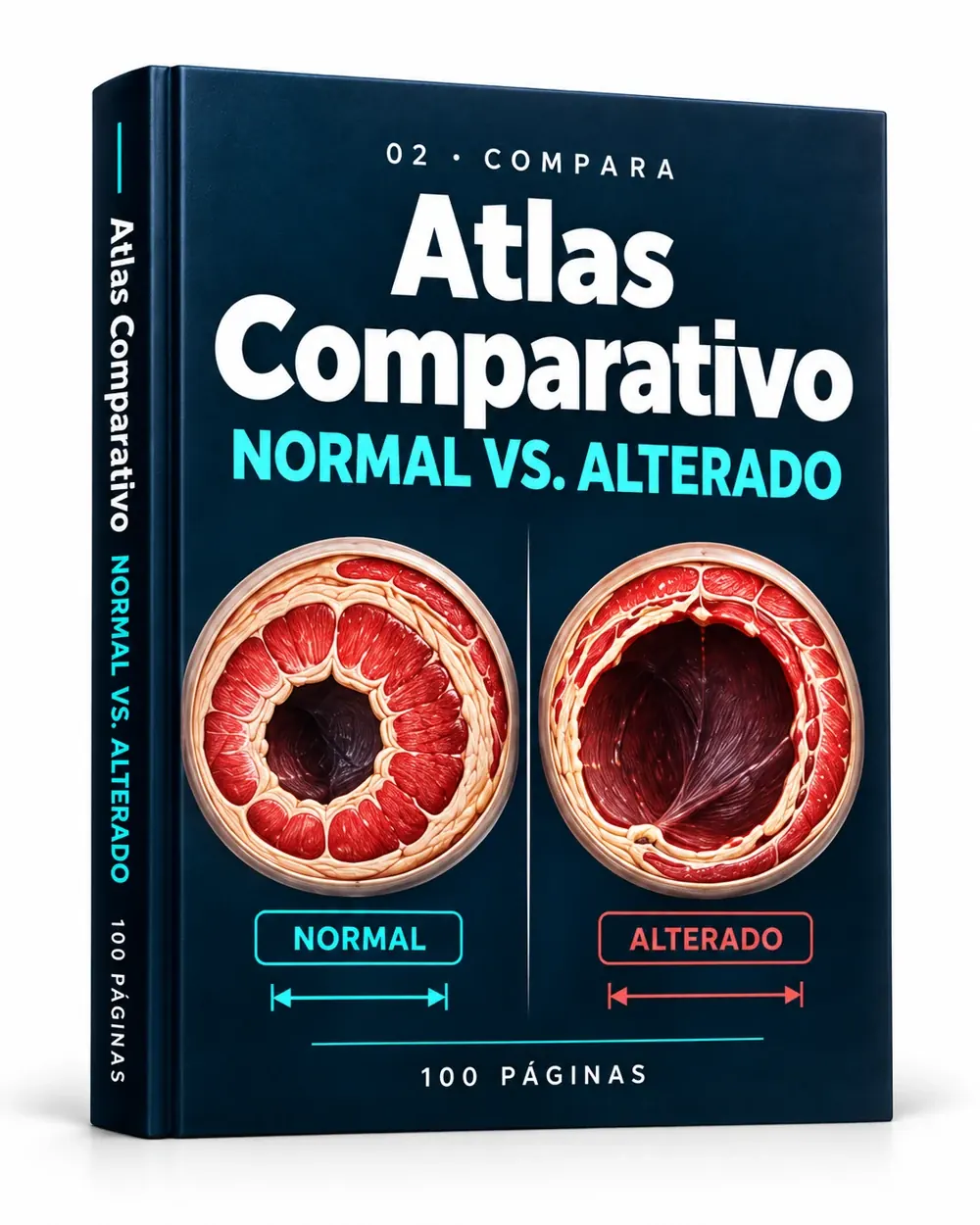 Mockup del PDF: Atlas Comparativo: Normal vs. Alterado